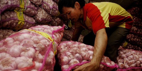 Pasokan terus berkurang, harga bawang putih tembus Rp 60.000 per Kg