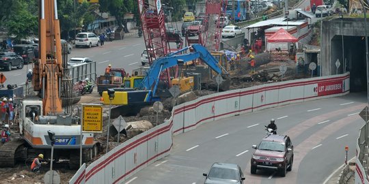 Proyek LRT Jabodebek sudah mencapai 15 persen