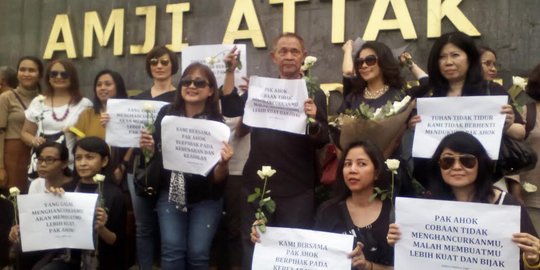 Ikut aksi di Mako Brimob, Goenawan Mohamad sebut kasus Ahok politis