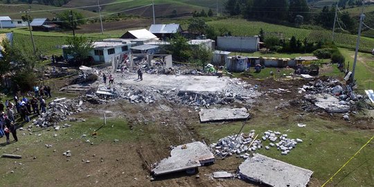 Ini gudang kembang api Meksiko yang meledak hingga tewaskan 11 anak