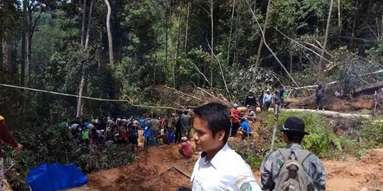 Longsor di Mahakam Ulu, 2 pencari kayu tewas dan 3 lainnya tertimbun