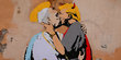 Mural Donald Trump dan Paus Fransiskus berciuman gegerkan Roma