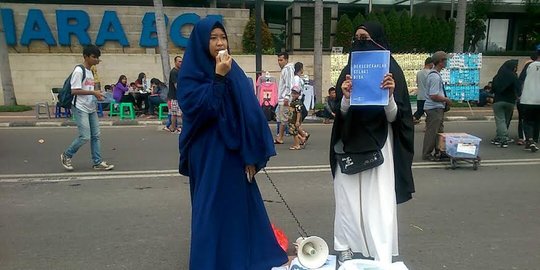 Komunitas Syiar Hijrah promosi program di CFD