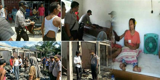Bayi 4 bulan meninggal saat peristiwa kebakaran 7 kios di Mandau