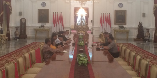 Didampingi Kapolri & Panglima TNI, Jokowi bertemu tokoh lintas agama