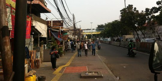 Penertiban PKL di Tanah Abang atas perintah Djarot