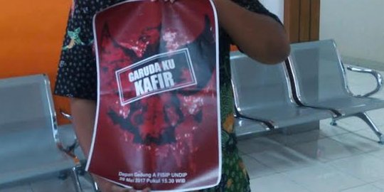 Undip Semarang dihebohkan penyebaran poster 'Garuda Ku Kafir'