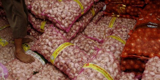 Di perbatasan RI-Malaysia, harga bawang putih meroket 2 kali lipat