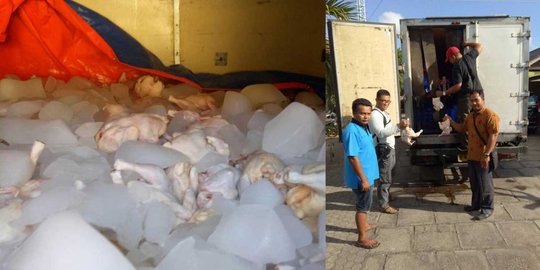 4 Ton daging ayam tak bersertifikat kesehatan diamankan di Gilimanuk