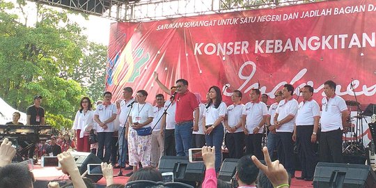 Hadiri konser di Waduk Pluit, Djarot titip salam Ahok buat warga