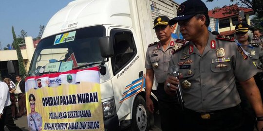 Lawan spekulan jelang Ramadan, Polda Jabar gelar operasi pasar murah