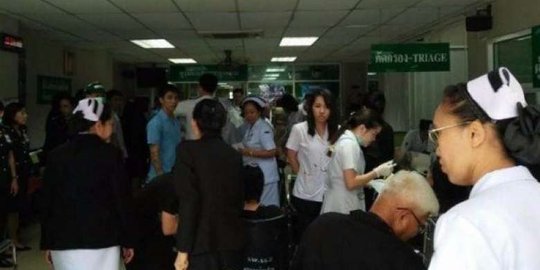 Bom meledak di rumah sakit Thailand, para veteran jadi korban