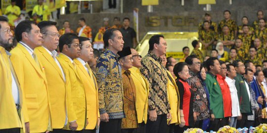 Agung minta Golkar konsisten capreskan Jokowi, tak ada yang mendua