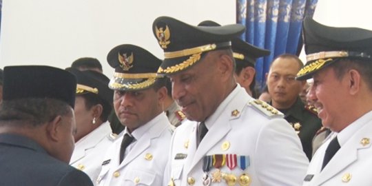 Gubernur Papua lantik Wali Kota Jayapura Benhur Tommy Mano