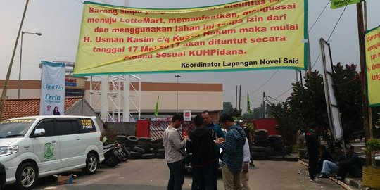 Sengketa lahan, Lotte Mart di Bekasi Selatan ditutup ahli waris