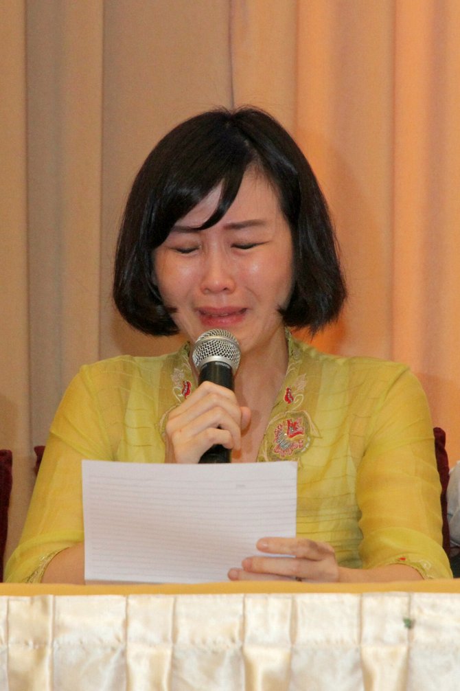 veronica tan bacakan surat dari ahok