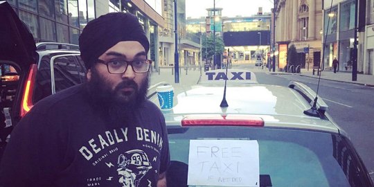 Sopir taksi jadi pahlawan tanpa pamrih bagi korban bom Manchester