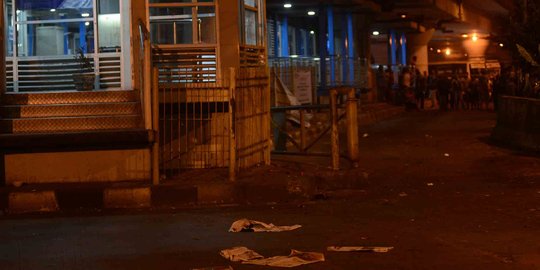 Suasana mencekam usai ledakan di Terminal Kampung Melayu