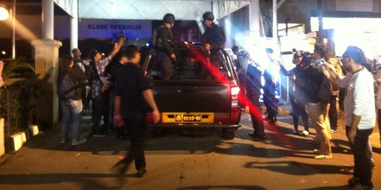 20 Polisi jaga ketat RS Premier Jatinegara