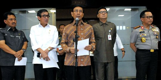 Percepat revisi UU Terorisme, Wiranto kumpulkan BIN, Polri dan BNPT