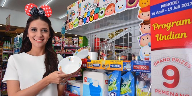 Dapatkan koleksi drinkware & tableware Disney Tsum Tsum di Alfamidi!