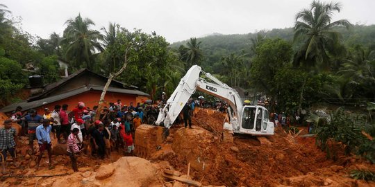 Banjir dan longsor terjang Sri Lanka, 25 orang tewas