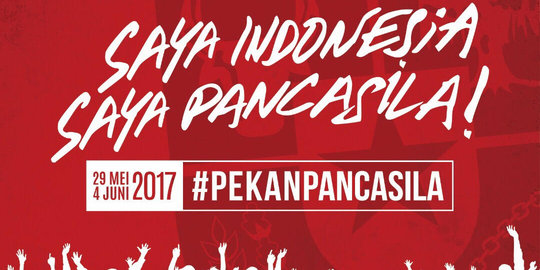 Peringatan Hari Lahir Pancasila tahun ini digelar meriah