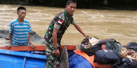 TNI di perbatasan gagalkan miras selundupan asal Malaysia