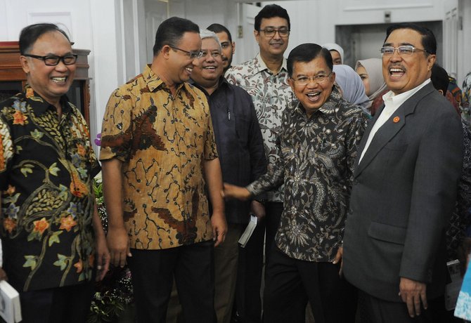 anies sandi hadiri ulang tahun jusuf kalla