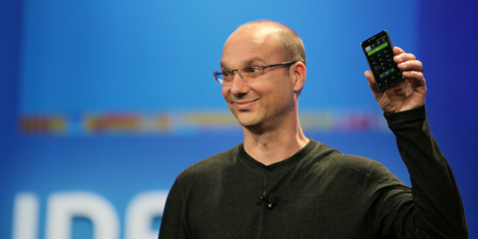 Ini bentuk smartphone baru buatan sang kreator Android, Andy Rubin