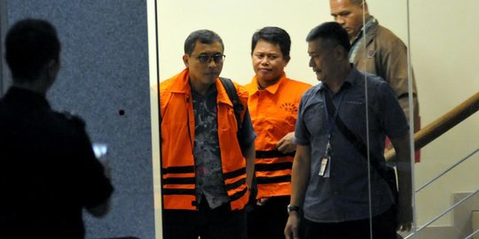 Empat tersangka kasus suap WTP di Kemendes ditahan KPK