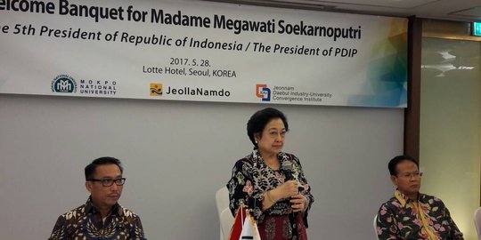 Diundang Presiden Moon Jae-In, Megawati bicara reunifikasi Korea