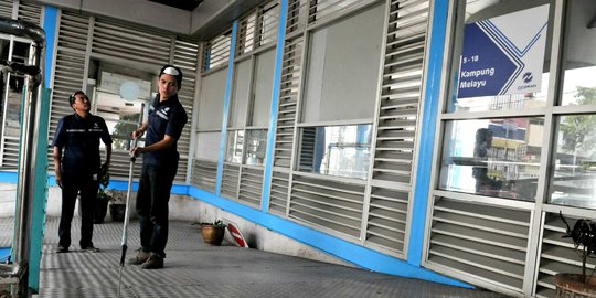 Halte Transjakarta Kampung Melayu mulai dioperasikan lagi hari ini