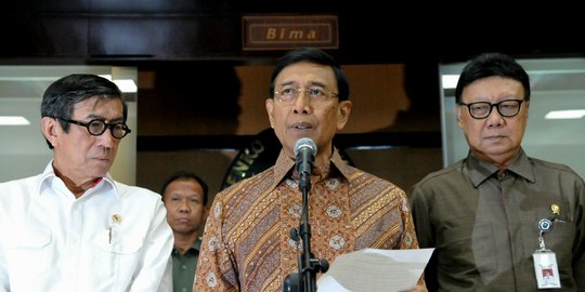 Wiranto akan upayakan TNI miliki kewenangan cegah terorisme