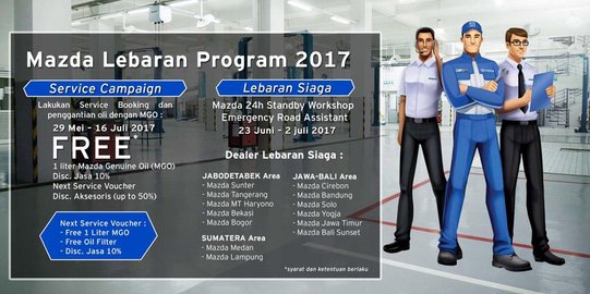 Begini program Mazda hadapi mudik lebaran tahun ini