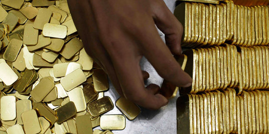 Turun Rp 1.000, harga emas Antam kini Rp 589.000 per gram