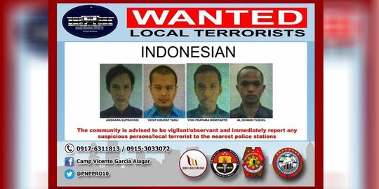 Filipina tetapkan 4 WNI masuk DPO karena gabung ISIS