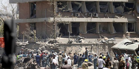 Bom bunuh diri di Afganistan, kaca gedung KBRI pecah
