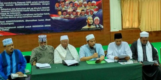 Alumni 212 minta JK nasihati Jokowi soal kasus Rizieq