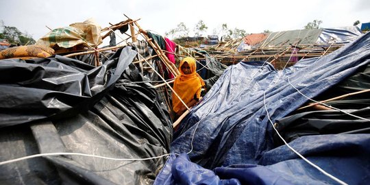 Duka muslim Rohingya kamp pengungsian dihantam Topan Mora