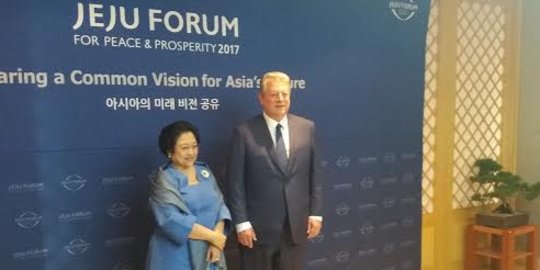 Megawati bertemu Al Gore, isu global warming jadi pembahasan