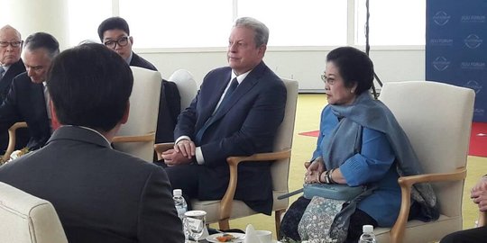 Bertemu Megawati, Al Gore sempat tanyakan kondisi politik Indonesia