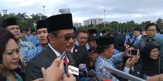 Djarot sebut puasa bukan halangan bagi PNS DKI untuk upacara