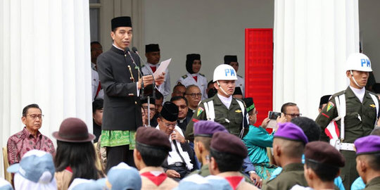 Ini pidato lengkap Presiden Jokowi di upacara Hari Lahir Pancasila