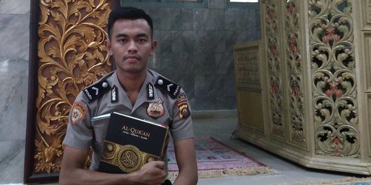 Hafal Alquran 30 juz, Bripda Husein langsung direkrut Polri