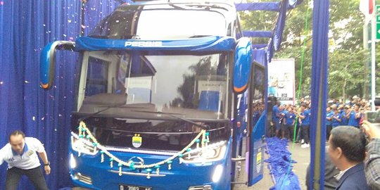 Ini dia bus baru Persib Bandung, seperti kendaraan tim-tim Eropa