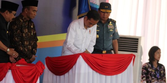 Presiden Jokowi resmikan SMA Negeri Taruna Nala di Malang 