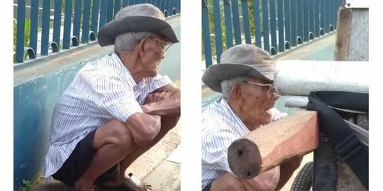 Cerita kakek penjual abu gosok yang viral di media sosial