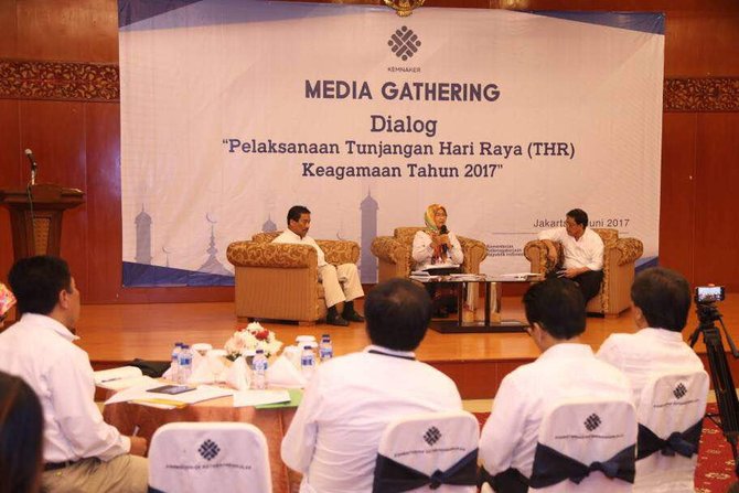 kementerian ketenagakerjaan membuka posko thr 2017