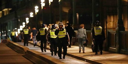 Cerobohnya polisi Inggris picu serangan teror di Jembatan London